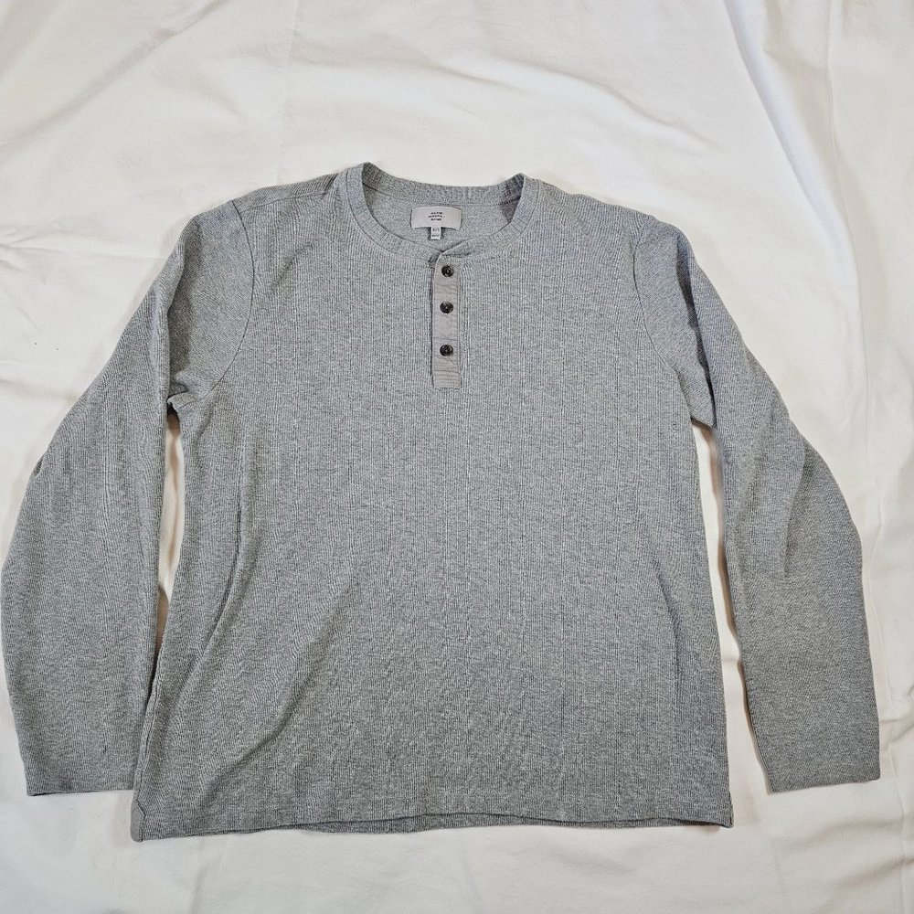 Jack Spade Gray heavy‎ weight long sleeved shirt, size XL